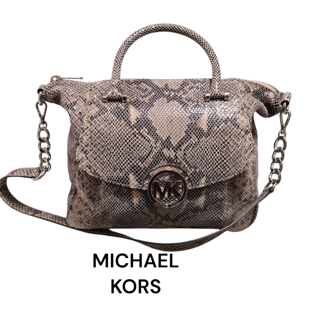 BRAND NEW MICHAEL KORS Leather Satchel